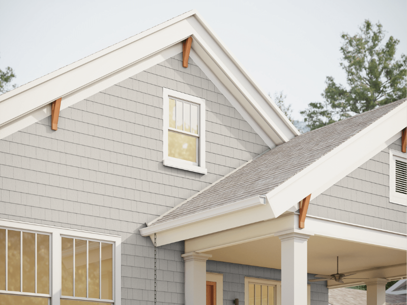 Fiber cement siding. James Hardie siding.