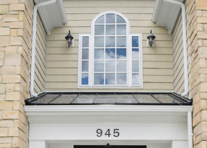Custom window above door in Midway, Utah