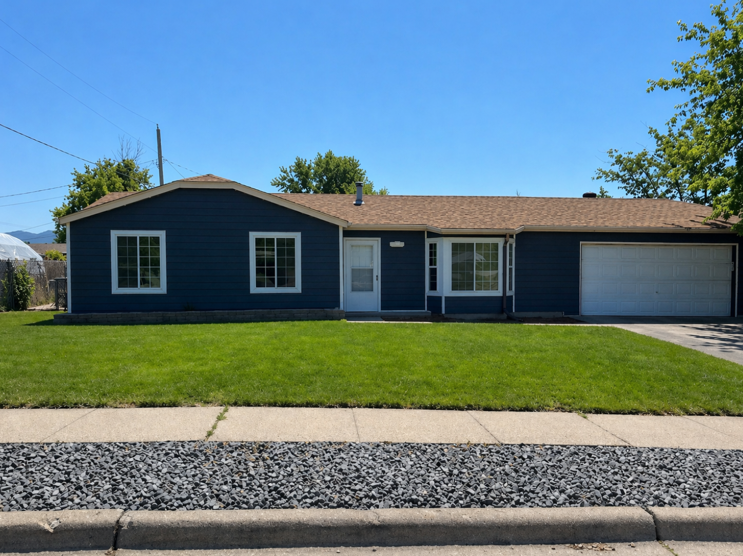 After: siding replacement in Layton, Utah with Ascend composite cladding