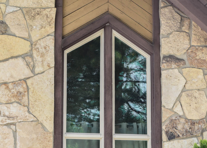 Close-up of custom replacement windows in American Fork, Utah