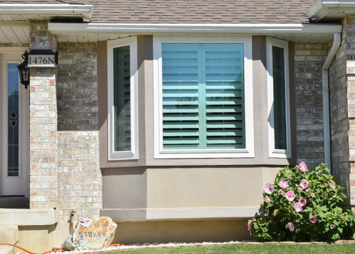 Close-up of finished replacement window in Clinton, Utah